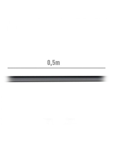 Cable USB 2.0 Tipo-C Aisens A107-0050/ USB Tipo-C Macho - USB Macho/ 480Mbps/ 50cm/ Negro