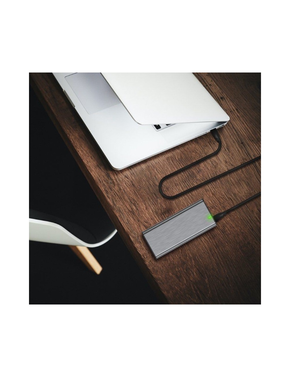Cable USB 3.2 Tipo-C Aisens A107-0703 20GBPS 5A 100W/ USB Tipo-C Macho - USB Tipo-C Macho/ Hasta 100W/ 20Gbps/ 1.5m/ Negro