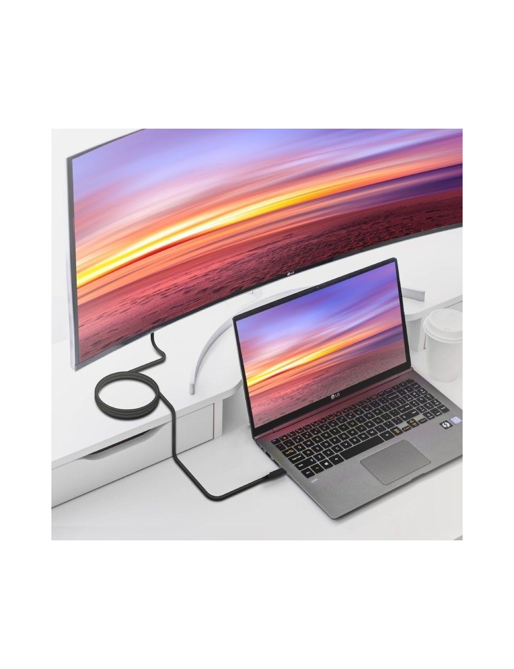 Cable USB 3.2 Tipo-C Aisens A107-0706 5GBPS 3A 60W/ USB Tipo-C Macho - USB Tipo-C Macho/ Hasta 60W/ 5Gbps/ 4m/ Negro