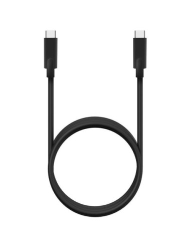 Cable USB 3.2 Tipo-C Aisens A107-0707 5GBPS 3A 60W/ USB Tipo-C Macho - USB Tipo-C Macho/ Hasta 60W/ 5Gbps/ 5m/ Negro