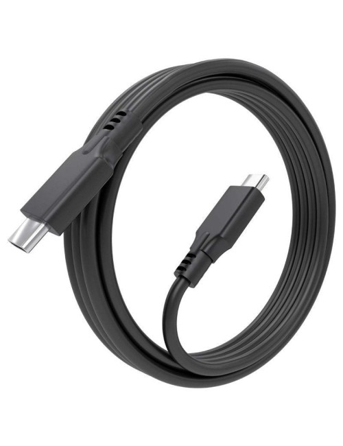Cable USB 3.2 Tipo-C Aisens A107-0874 20GBPS 5A 100W/ USB Tipo-C Macho - USB Tipo-C Macho/ Hasta 100W/ 20Gbps/ 2m/ Gris
