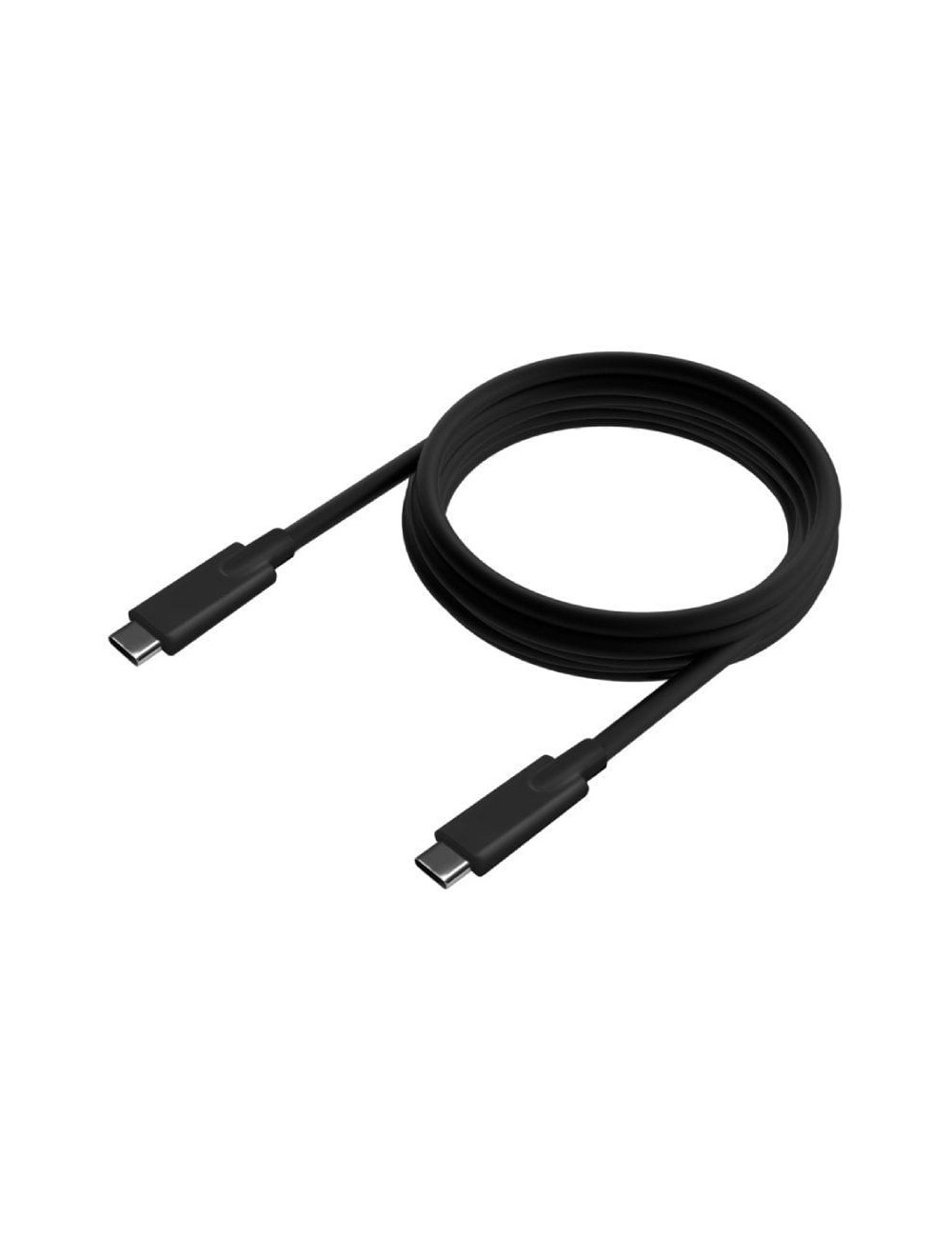 Cable USB 3.2 Tipo-C Aisens A107-0875/ USB Tipo-C Macho - USB Tipo-C Macho/ Hasta 100W/ 20Gbps/ 3m/ Gris