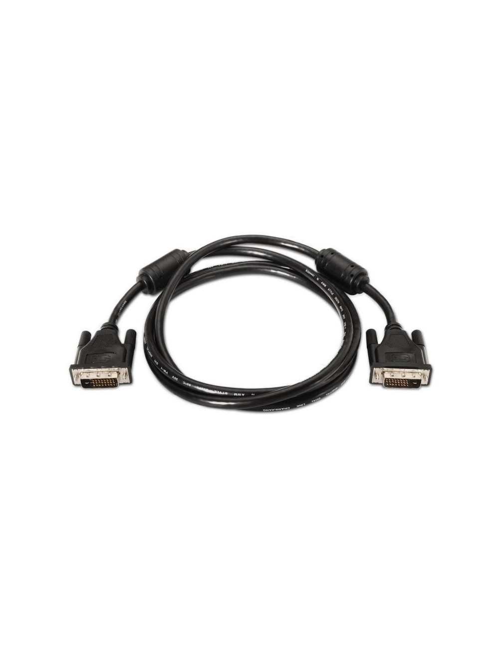 Cable DVI Aisens A117-0089/ DVI-D Macho - DVI-D Macho/ Hasta 3W/ 10Mbps/ 1.8m/ Negro