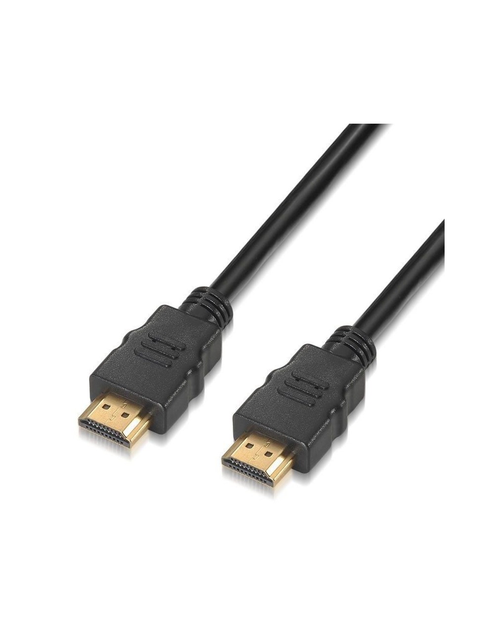 Cable HDMI 2.0 4K Aisens A120-0122/ HDMI Macho - HDMI Macho/ Hasta 10W/ 2250Mbps/ 3m/ Certificado/ Negro