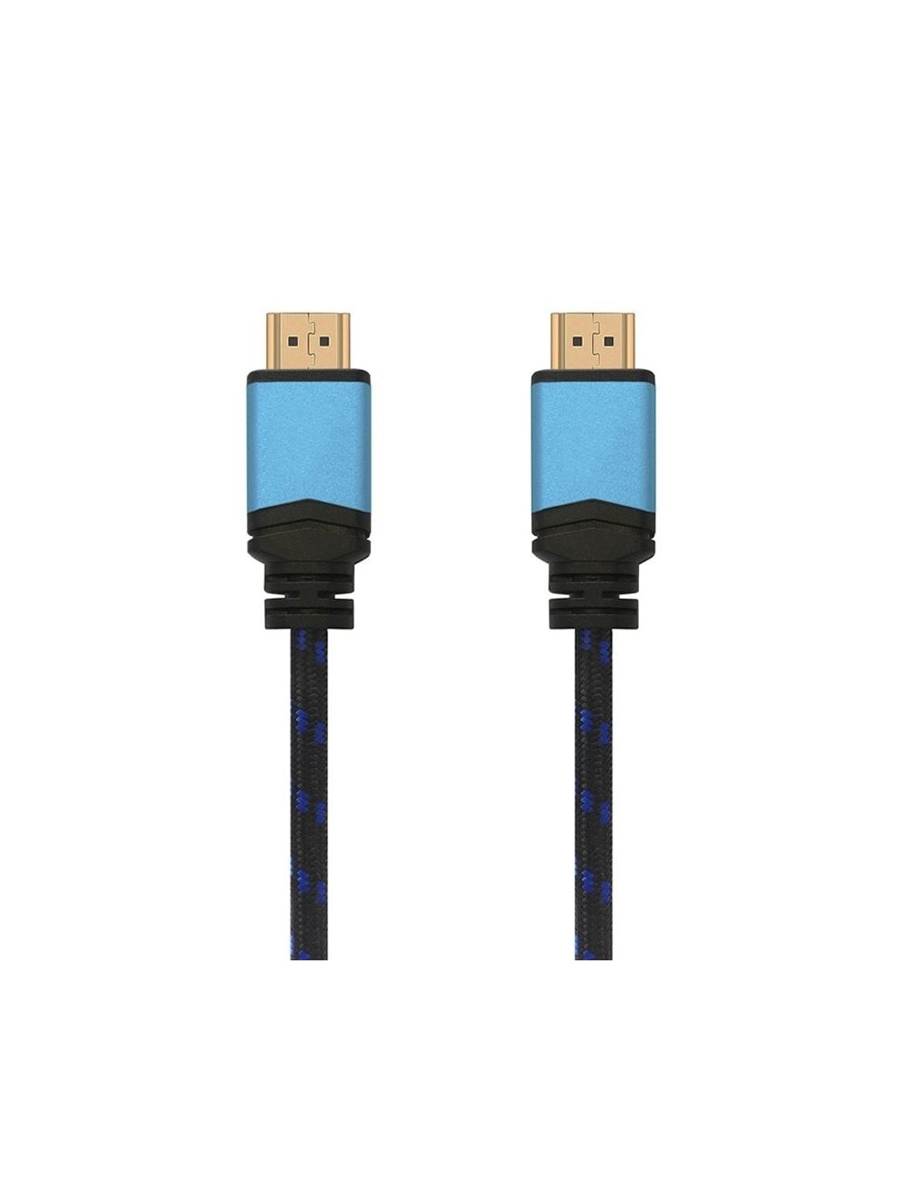 Cable HDMI 2.0 4K Aisens A120-0359/ HDMI Macho - HDMI Macho/ 5m/ Negro y Azul