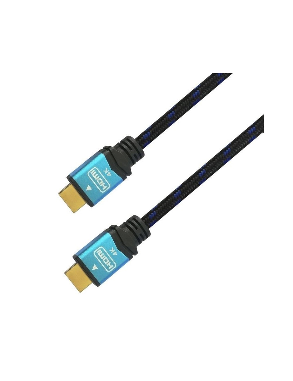 Cable HDMI 2.0 4K Aisens A120-0359/ HDMI Macho - HDMI Macho/ 5m/ Negro y Azul