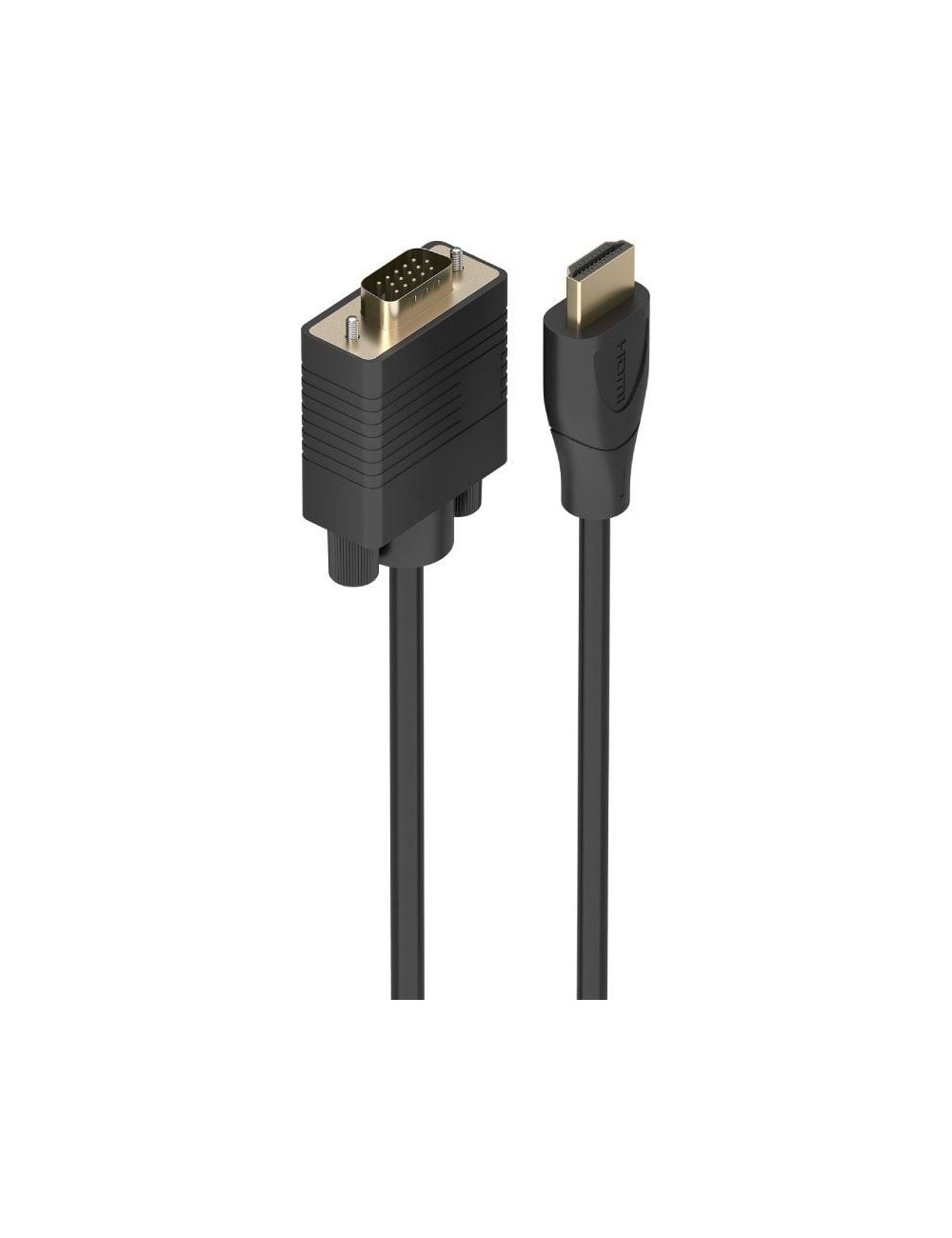 Cable Conversor Aisens A122-1011 SVGA Macho/ HDMI Macho/ 1.5m/ Negro