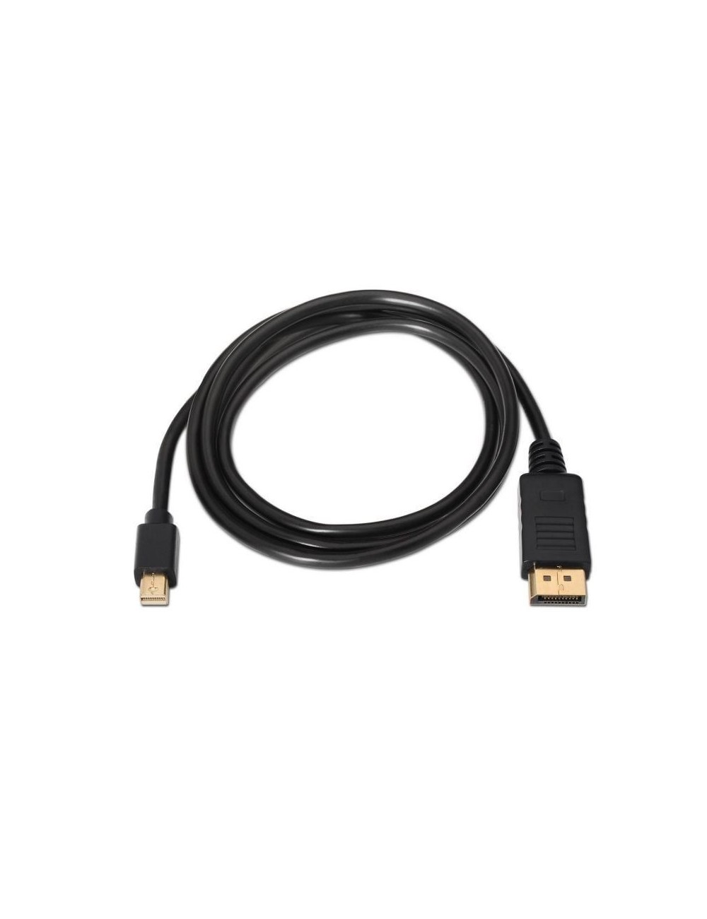 Cable Conversor Aisens A124-0132/ DisplayPort Macho - Mini DisplayPort Macho/ Hasta 5W/ 2300Mbps/ 3m/ Negro