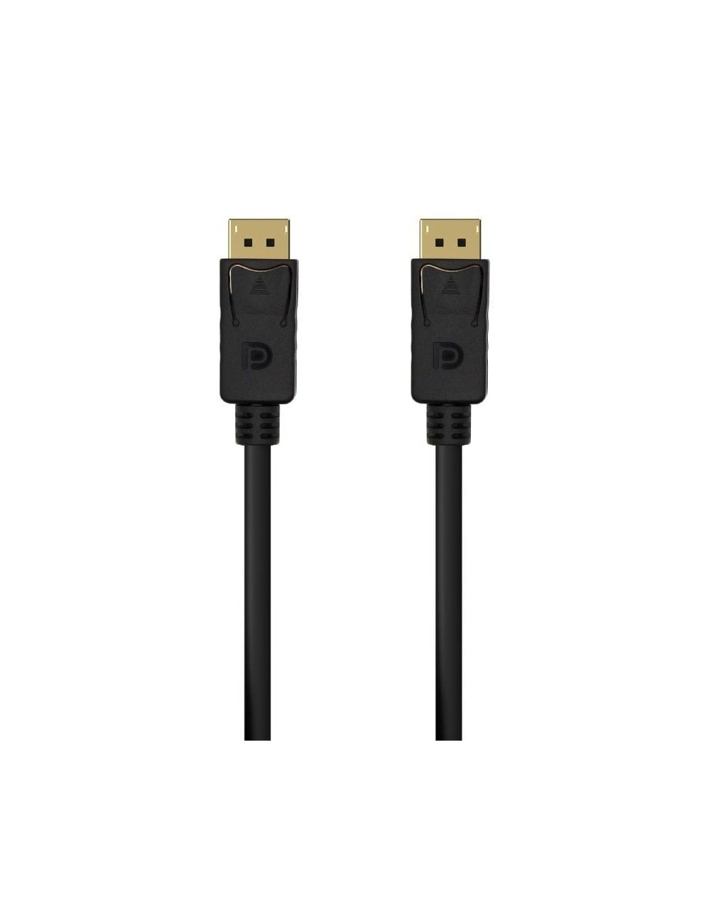 Cable DisplayPort 1.2 4K Aisens A124-0548/ DisplayPort Macho - DisplayPort Macho/ Hasta 5W/ 2300Mbps/ 50cm/ Negro