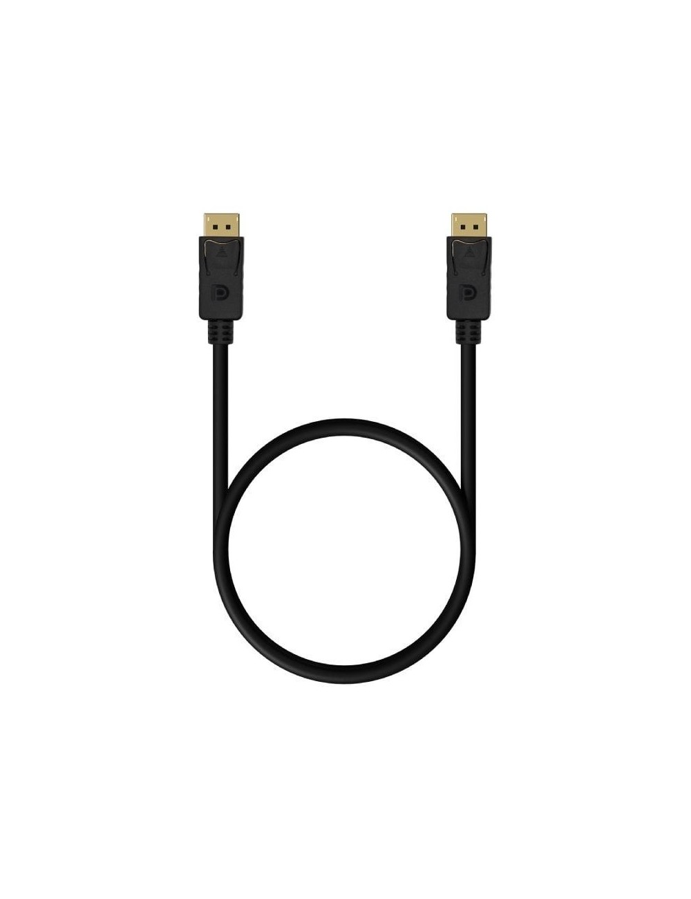 Cable DisplayPort 1.2 4K Aisens A124-0548/ DisplayPort Macho - DisplayPort Macho/ Hasta 5W/ 2300Mbps/ 50cm/ Negro