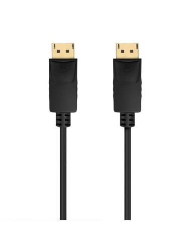 Cable DisplayPort 1.2 CCS 4K Aisens A124-0737/ DisplayPort Macho - DisplayPort Macho/ Hasta 5W/ 2300Mbps/ 50cm/ Negro