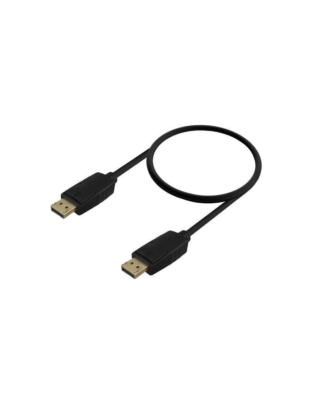 Cable DisplayPort 1.2 CCS 4K Aisens A124-0739/ DisplayPort Macho - DisplayPort Macho/ Hasta 5W/ 2300Mbps/ 1.5m/ Negro