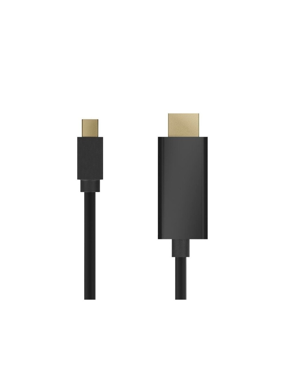 Cable Conversor Aisens A125-0458/ Mini DisplayPort Macho - HDMI Macho/ Hasta 5W/ 2300Mbps/ 3m/ Negro
