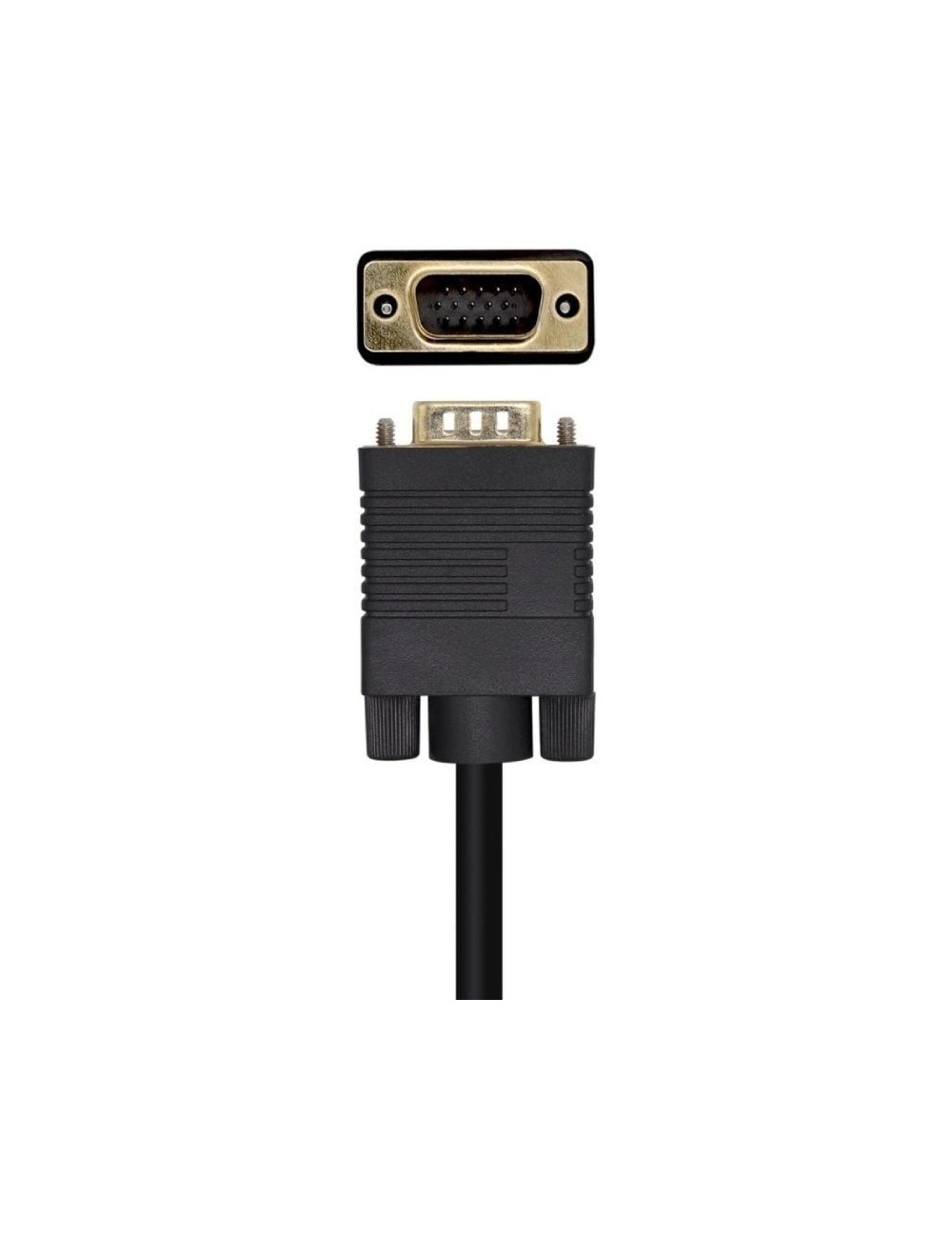 Cable Conversor Aisens A125-0462/ DisplayPort Macho - VGA Macho/ Hasta 5W/ 2300Mbps/ 3m/ Negro