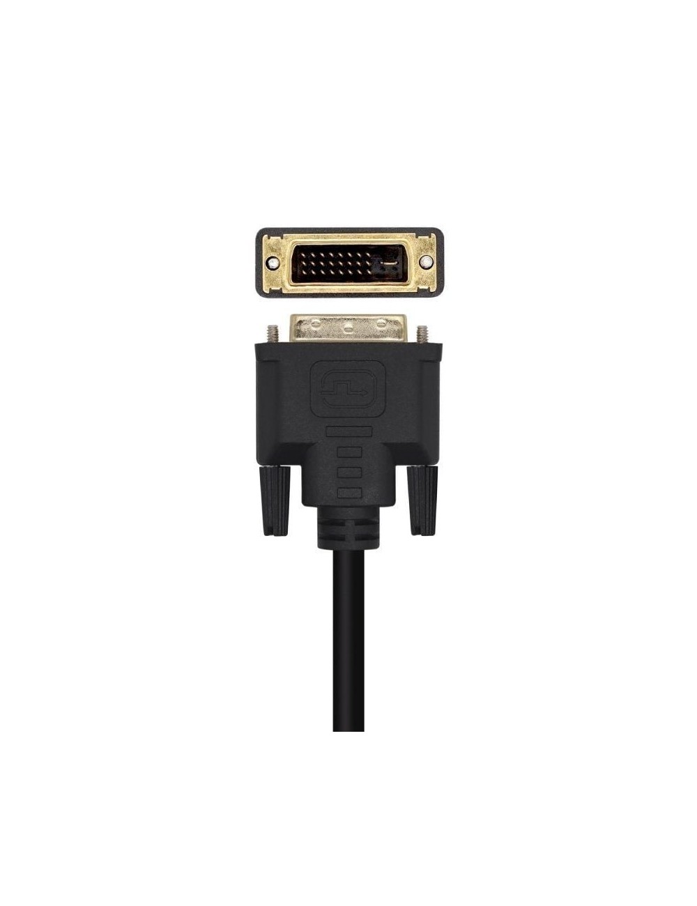 Cable Conversor Aisens A125-0463/ DisplayPort Macho - DVI Macho/ Hasta 5W/ 2300Mbps/ 3m/ Negro