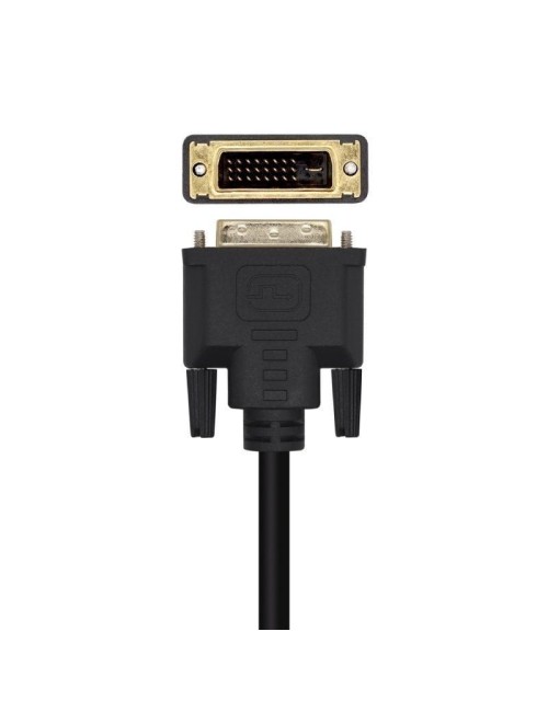 Cable Conversor Aisens A125-0463/ DisplayPort Macho - DVI Macho/ Hasta 5W/ 2300Mbps/ 3m/ Negro