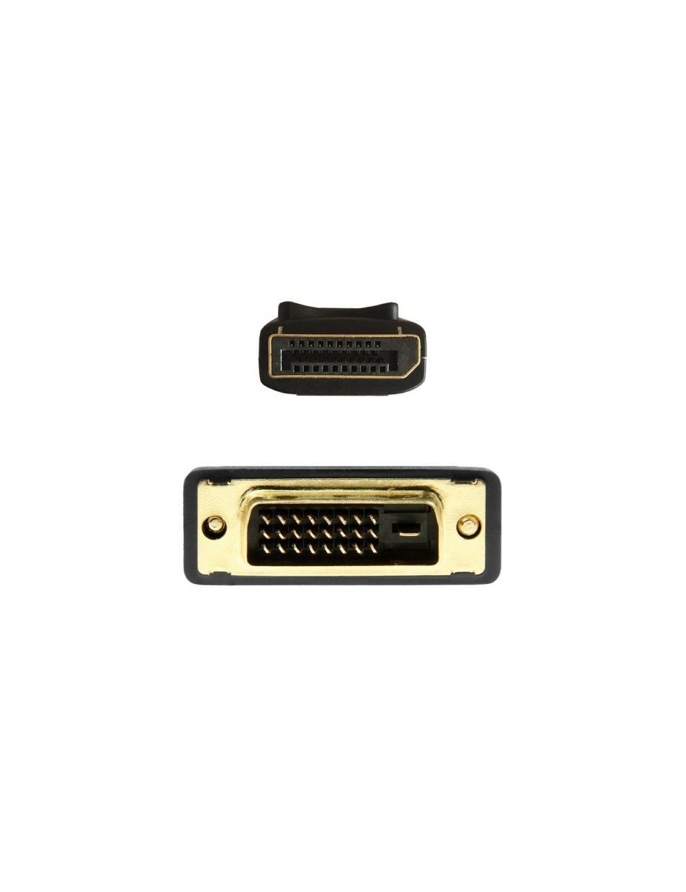 Cable Conversor Aisens A125-0463/ DisplayPort Macho - DVI Macho/ Hasta 5W/ 2300Mbps/ 3m/ Negro