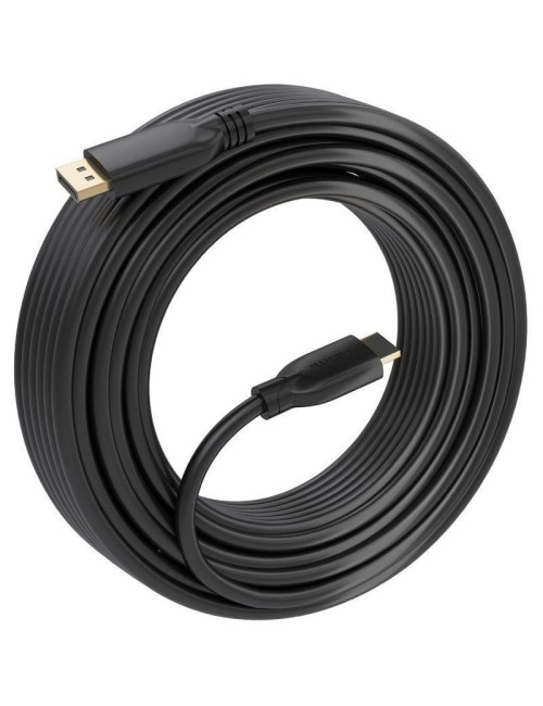 Cable Conversor Aisens A125-0922/ DisplayPort Macho - HDMI 4K Macho/ 10m/ Negro
