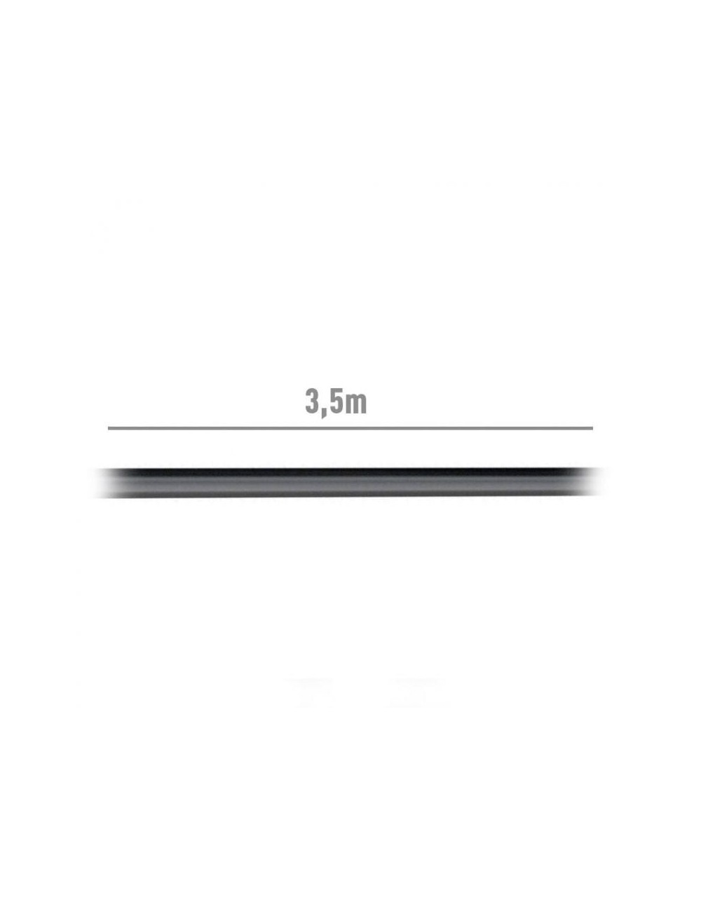 Cable Estéreo Aisens A128-0143/ Jack 3.5 Macho - Jack 3.5 Macho/ Hasta 0.1W/ 3m/ Negro