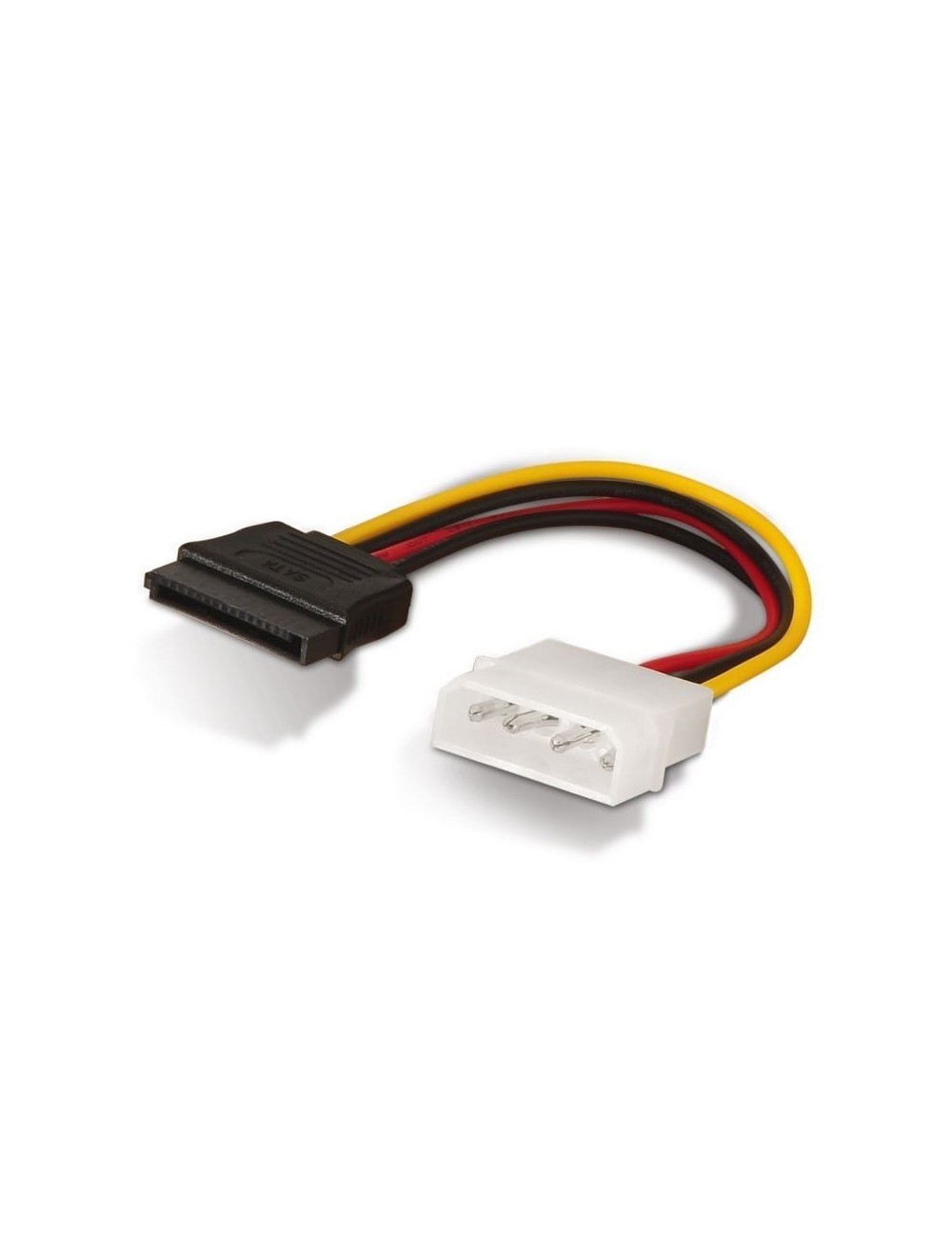 Cable Alimentación SATA Aisens A131-0158/ Molex 4 PIN Macho - SATA Hembra/ Hasta 54W/ 16cm