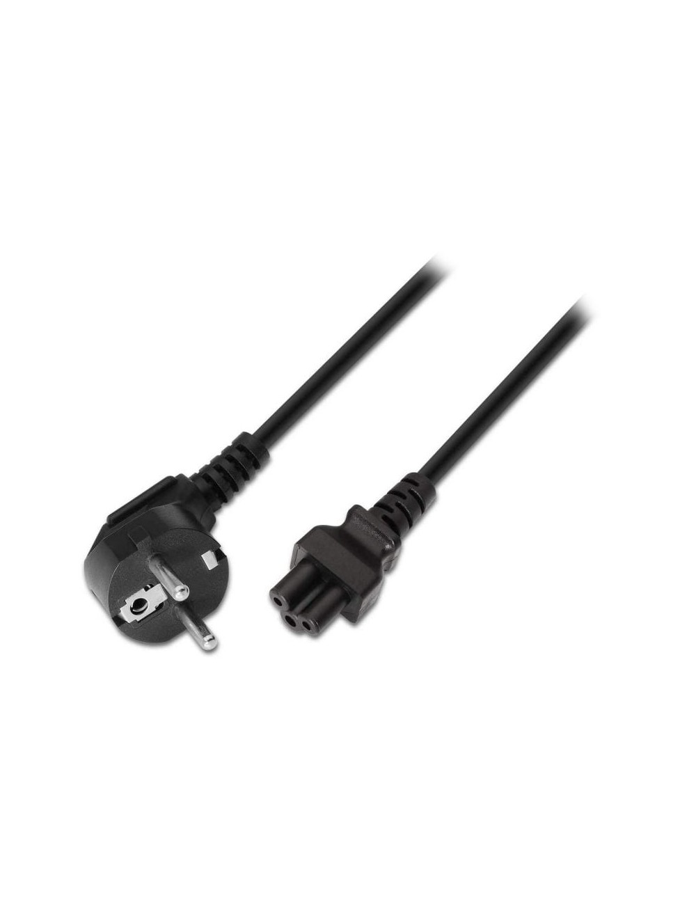 Cable Alimentación Trébol Aisens A132-0172/ CEE(7-7) Macho - C5 Hembra/ Hasta 1500W/ 1.5m