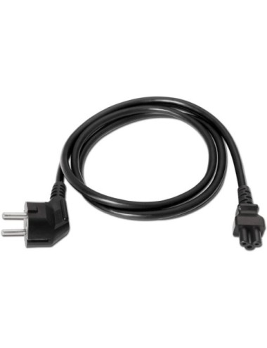 Cable Alimentación Trébol Aisens A132-0172/ CEE(7-7) Macho - C5 Hembra/ Hasta 1500W/ 1.5m