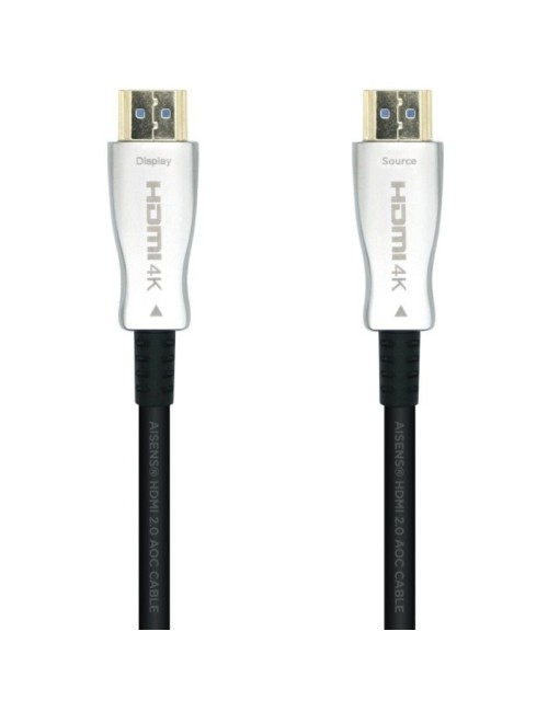 Cable HDMI 2.0 AOC 4K Aisens A148-0379/ HDMI Macho - HDMI Macho/ 30m/ Negro