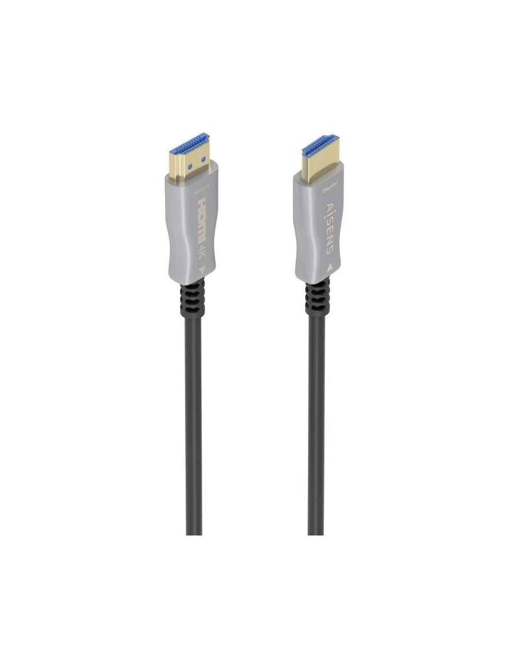 Cable HDMI 2.0 AOC 4K Aisens A148-0858/ HDMI Macho - HDMI Macho/ 10m/ Negro