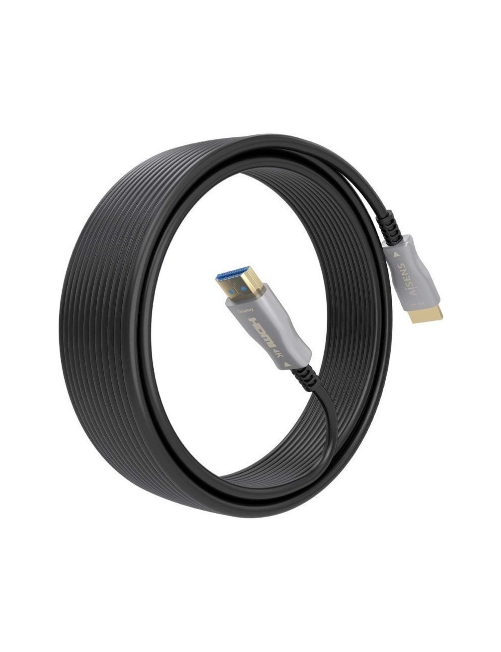 Cable HDMI 2.0 AOC 4K Aisens A148-0858/ HDMI Macho - HDMI Macho/ 10m/ Negro
