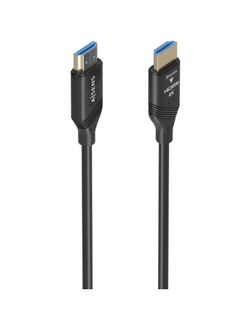 Cable HDMI 2.0 AOC 4K Aisens A148-0929/ HDMI Macho - HDMI Macho/ 15m/ Negro