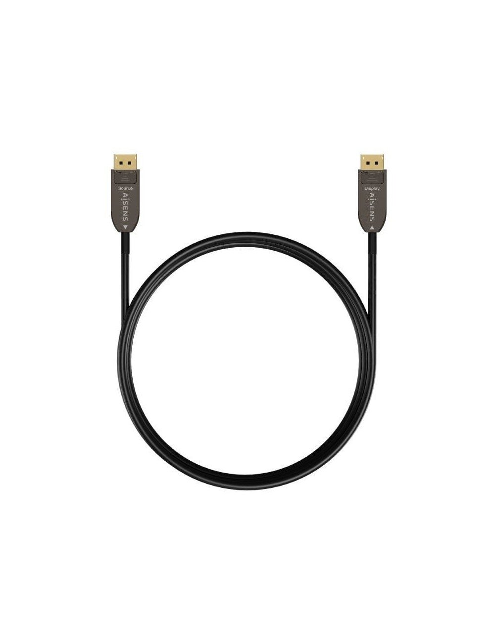 Cable DisplayPort 1.4 AOC 8K Aisens A155-0606/ DisplayPort Macho - DisplayPort Macho/ 10m/ Negro