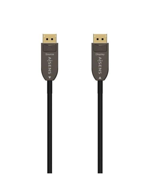 Cable DisplayPort 1.4 AOC 8K Aisens A155-0607/ DisplayPort Macho - DisplayPort Macho/ 15m/ Negro