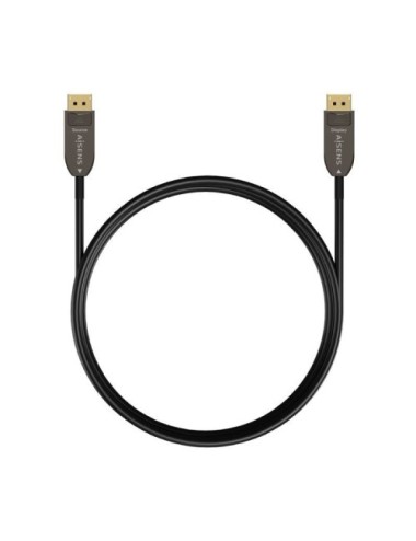 Cable DisplayPort 1.4 AOC 8K Aisens A155-0607/ DisplayPort Macho - DisplayPort Macho/ 15m/ Negro