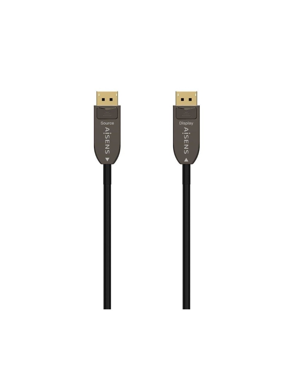 Cable DisplayPort 1.4 AOC 8K Aisens A155-0608/ DisplayPort Macho - DisplayPort Macho/ 20m/ Negro
