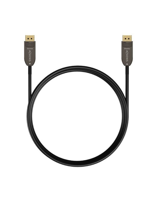 Cable DisplayPort 1.4 AOC 8K Aisens A155-0608/ DisplayPort Macho - DisplayPort Macho/ 20m/ Negro