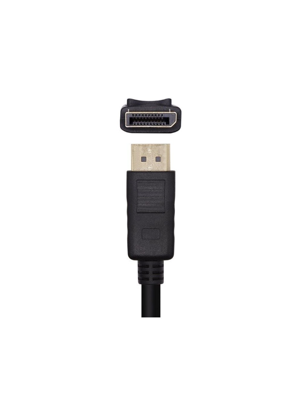 Cable DisplayPort 1.2 4K Aisens A124-0455/ DisplayPort Macho - DisplayPort Macho/ 1m/ Negro