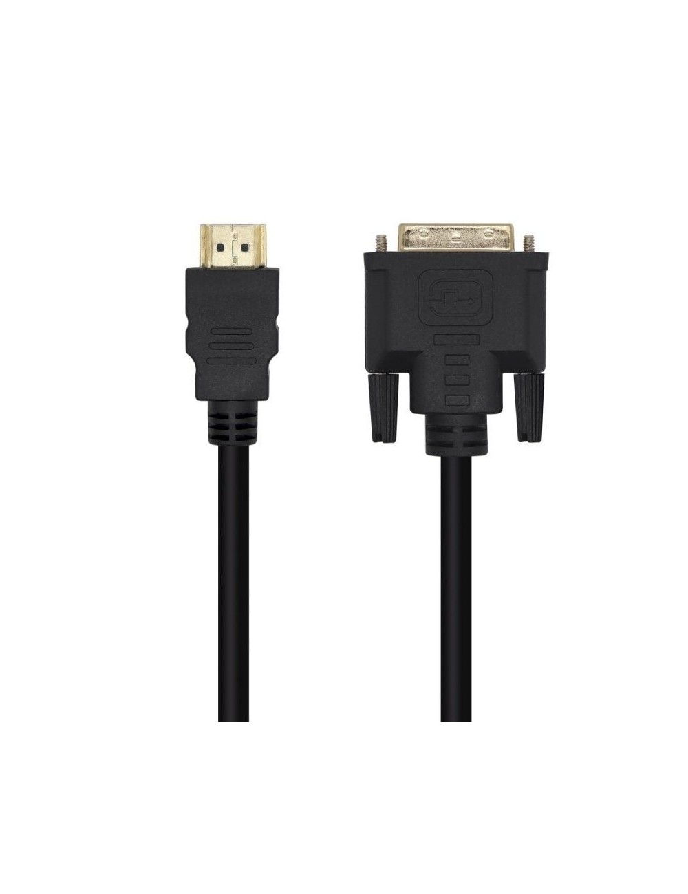 Cable HDMI Aisens A117-0451/ DVI Macho - HDMI Macho/ 3m/ Negro