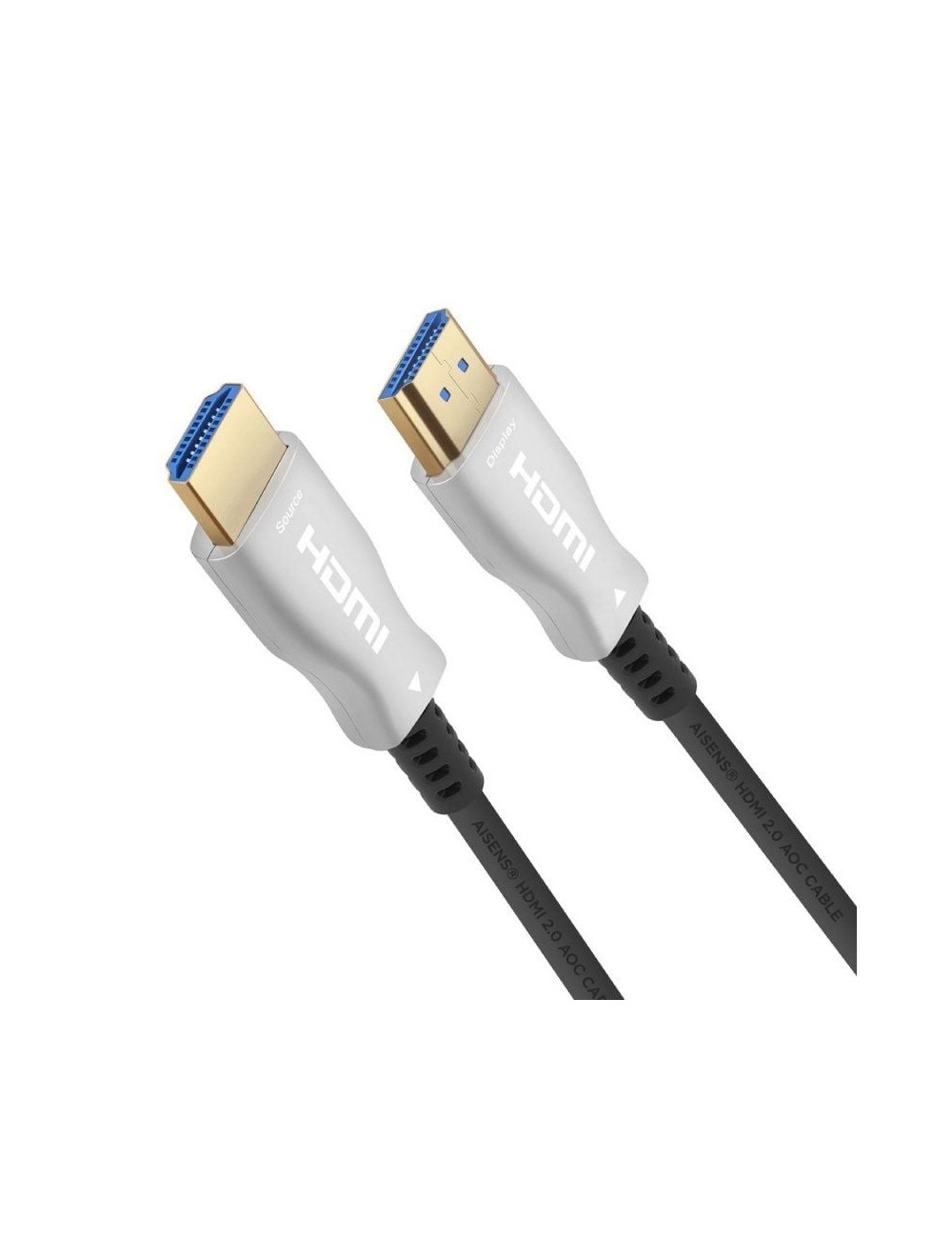 Cable HDMI 2.0 AOC 4K Aisens A148-0377/ HDMI Macho - HDMI Macho/ 15m/ Negro