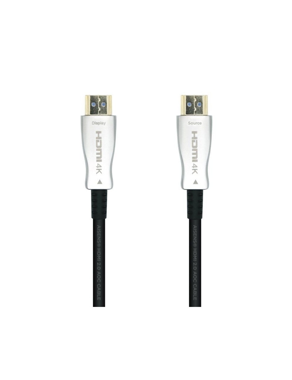 Cable HDMI 2.0 AOC 4K Aisens A148-0378/ HDMI Macho - HDMI Macho/ 20m/ Negro