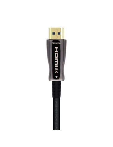 Cable HDMI 2.1 AOC 8K Aisens A153-0515/ HDMI Macho - HDMI Macho/ 10m/ Negro