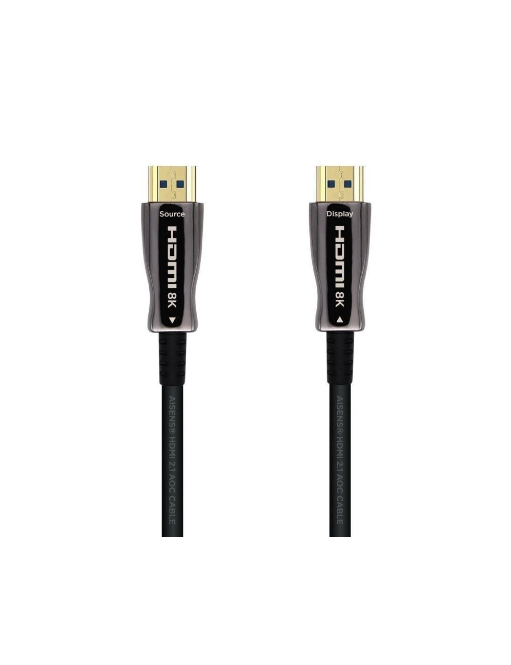 Cable HDMI 2.1 AOC 8K Aisens A153-0521/ HDMI Macho - HDMI Macho/ 50m/ Negro