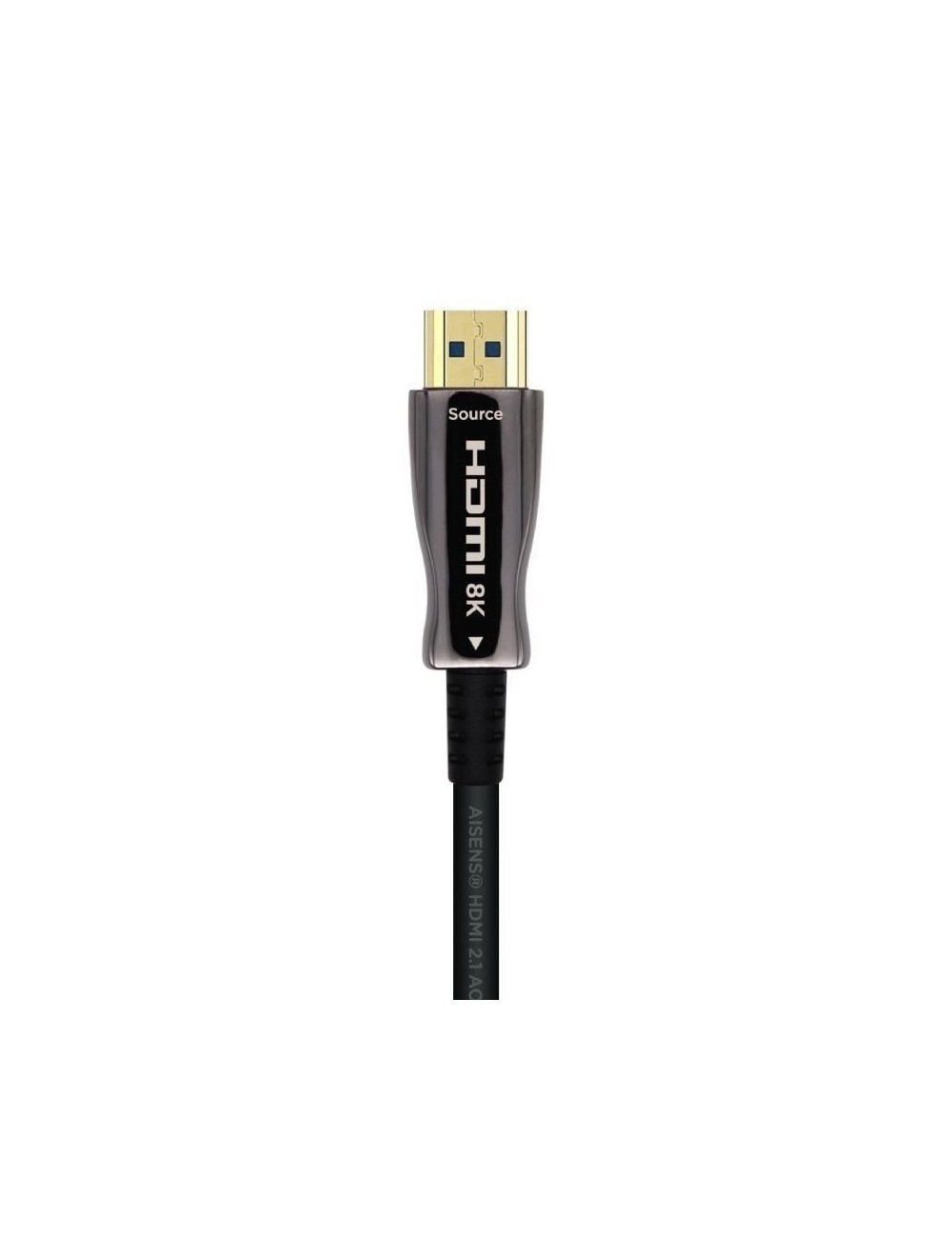 Cable HDMI 2.1 AOC 8K Aisens A153-0524/ HDMI Macho - HDMI Macho/ 100m/ Negro
