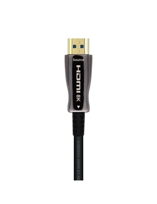 Cable HDMI 2.1 AOC 8K Aisens A153-0524/ HDMI Macho - HDMI Macho/ 100m/ Negro