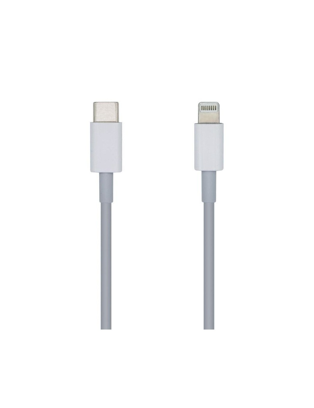 Cable USB Tipo-C 2.0 Lightning Aisens A102-0443/ Lightning Macho - USB Tipo-C Macho/ 480Mbps/ 2m/ Blanco