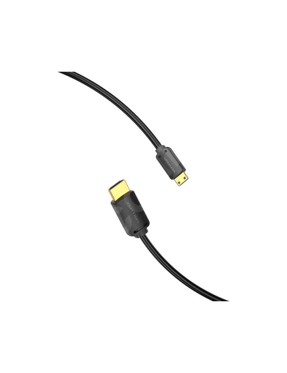 Cable HDMI 4K Vention AGHBG/ HDMI Macho - Mini HDMI Macho/ 1.5m/ Negro