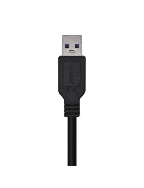 Cable USB 3.0 Impresora Aisens A105-0445/ USB Tipo-B Macho - USB Macho/ 5Gbps/ 3m/ Negro