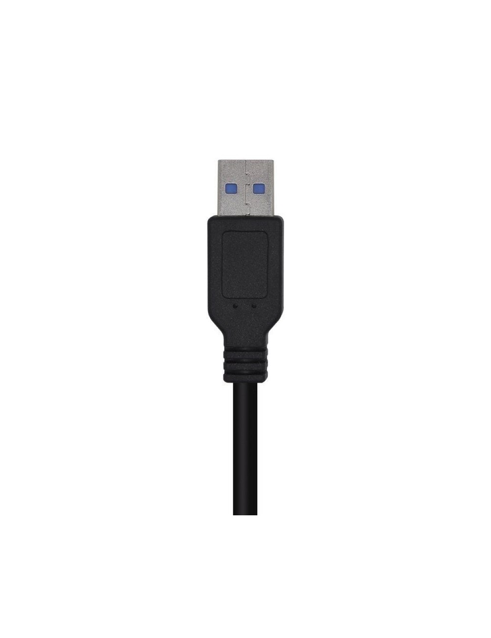 Cable USB 3.0 Aisens A105-0447/ USB Macho - USB Macho/ 5Gbps/ 2m/ Negro