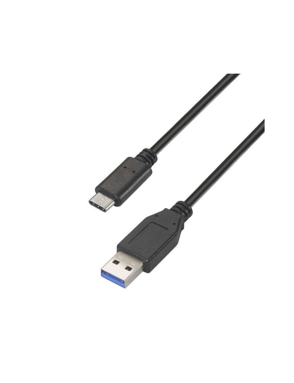 Cable USB 3.1 Tipo-C Aisens A107-0450/ USB Tipo-C Macho - USB Macho/ 10Gbps/ 1.5m/ Negro