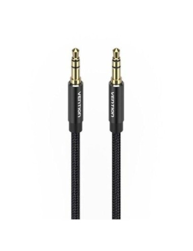 Cable Estéreo Vention BAWBG/ Jack 3.5 Macho - Jack 3.5 Macho/ 1.5m/ Negro