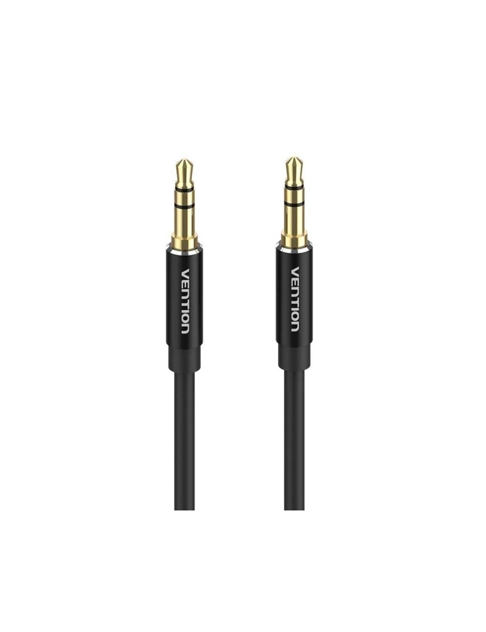 Cable Estéreo Vention BAXBF/ Jack 3.5 Macho - Jack 3.5 Macho/ 1m/ Negro